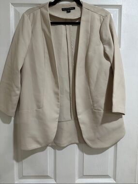 Open-Front Blazer Jacket